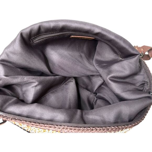 The Sak Alpine Hand Crochet Bucket Bag Multicolor Shoulder Bag Purse - Picture 5 of 8